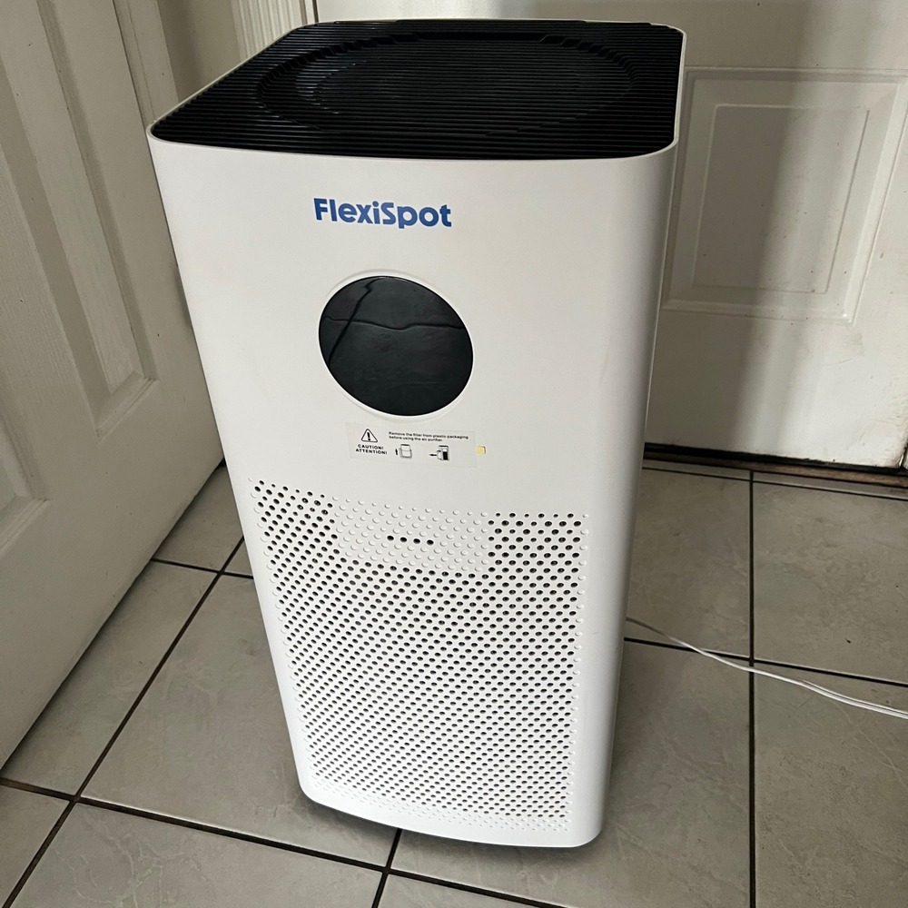 FlexiSpot AirBloom Air Purifier Y2pro-W White Tower HEPA Filter 70W 2024 Model